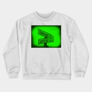 Railroad Street & Central Avenue RIDLER, Glendale, California by Mistah Wilson Crewneck Sweatshirt